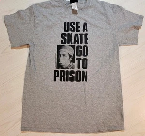 Vintage Thrasher "Use A Skate Go To Prison" T-Shirt, size Mens Medium - Picture 1 of 9