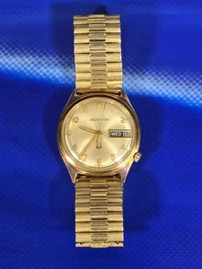 Orologio da polso Bulova C91303 Accutron cassa riempita in oro 14 kt - Foto 1 di 12