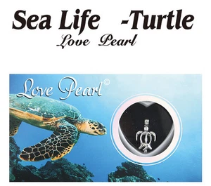Schildkröte Perlenkette Wunsch Liebe Perlenset Geschenkbox 16 Zoll - Bild 1 von 5