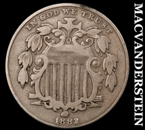 1882 Shield Nickel - FS-999 - Scarce  Better Date  No Reserve  #E291 - Picture 1 of 2