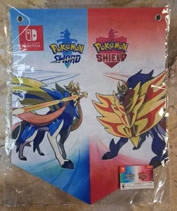 Pokemon Schwert und Schild Stoff Wandbanner - Nintendo Switch *NEU, SIEHE BESCHREIBUNG* - Bild 1 von 5