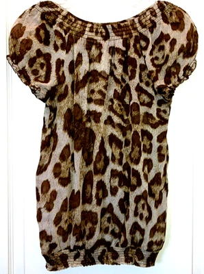 INC INTERNATIONAL CONCEPTS 尺寸 4 100% 真丝雪纺锁眼泡泡下摆衬衫 I — 第 1/4 张图片