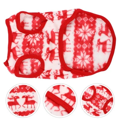  Reindeer Dog Costume Puppy Accessories Poodle Christmas Cosplay Dress - Image 1 of 4