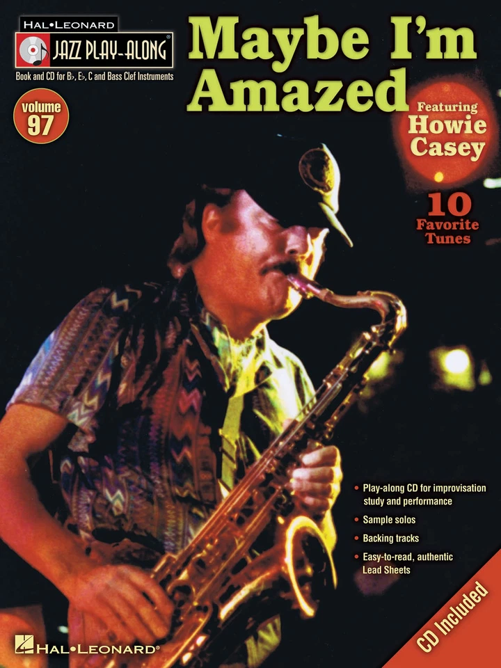 Maybe I'm Amazed Jazz Play-Along Vol 97 for Bb Eb C BC Sheet Music Song Book CD - Image 1 of 1