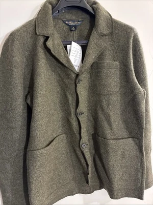 BROOKS BROTHERS knit  Wool Cardigan Navy Blazer Jacket Medium. - Image 1 of 4