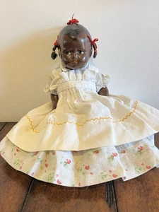 Effanbee VTG African American 12” Baby Grumpy 1929-1939 RARE - Picture 1 of 17