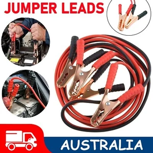 Car Truck Jumper Leads Jump Start Starter Booster Cables Heavy Duty Cable Leads - Picture 1 of 9