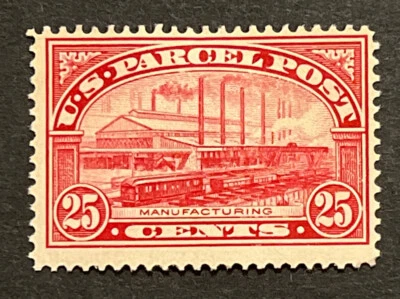 Travelstamps : 1912-1913 U. S. Stamps, Parcel Post, Scott Q9, Mint OG H - Image 1 of 4