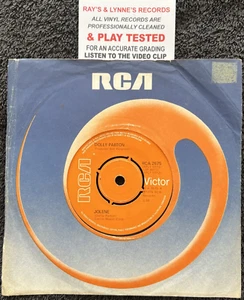 Dolly Parton - Jolene 3 Track 7'' Vinyl 1976 CLEANED/PLAY TESTED VG VIDEO CLIP - Picture 1 of 6