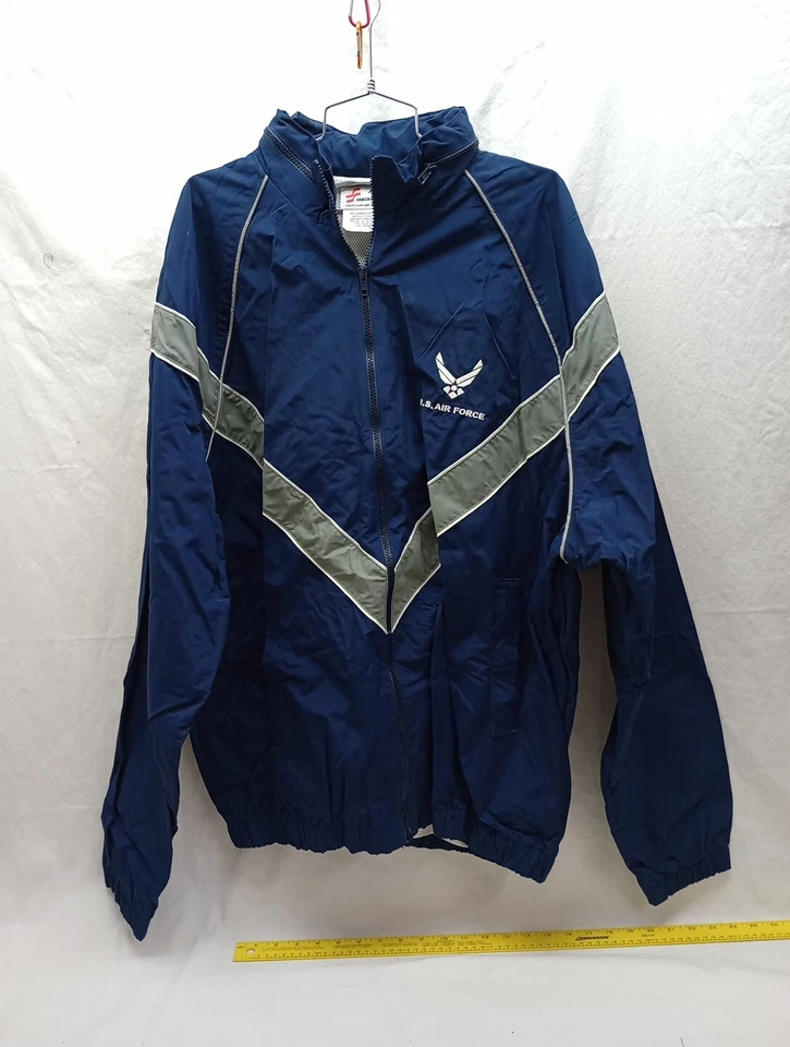 Chaquetas para hombre XX-grandes edición de la Fuerza Aérea de Estados Unidos PTU cortavientos azul marino 8415-01-518-4618 Foto 1 de 4