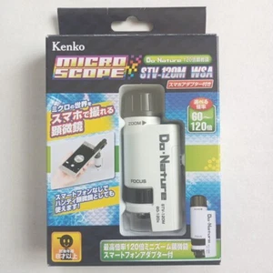 Microscopio Kenko STV-120M 60-120x LED Incorporado Portátil con Adaptador Smartphone - Imagen 1 de 14