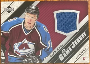 2005-06 Upper Deck UD Game Jersey Riku Hahl #J-RIH Colorado Avalanche - Picture 1 of 2
