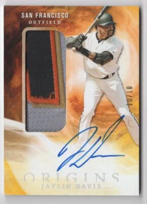 2020 Panini Absolute Jersey Signatures Spectrum /10 Jaylin Davis Auto San - Image 1 of 2