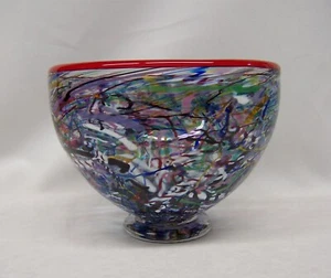 Kosta Boda Centilop Bowl Bertil Vallien Vintage Art Glass - Picture 1 of 7