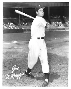 Foto 8x0 Joe DiMaggio NY Yankees Hall of Famer #102 - Foto 1 di 1