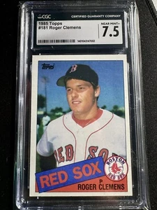CGC 7.5 - 1985 Topps - #181 Roger Clemens (RC) - Picture 1 of 2