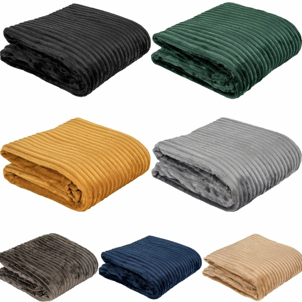 Kuscheldecke Tagesdecke Bettüberwurf 150x200 Bunt Wohndecke Flanell Decke Micro - Bild 1 von 1