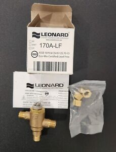 3/8" COMPRESSION  170A-LF EXPOSE THERMOSTATIC MIXING VALVE 