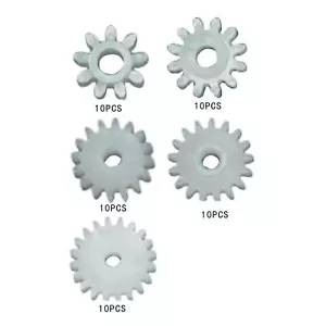 10 Pieces Transmission Gear HO Scale for 1/87 Model Trains DIY Accessories - Picture 1 of 21