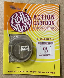 Vintage Sawyers Tru Vue Roll-A-Show Filmkassette HUCKLEBERRY HOUND - NOS - Bild 1 von 2