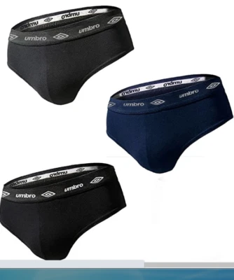 SET 6 PEZZI SLIP UOMO umbro INTIMO MUTANDA BIANCO NERO ASSORTITO DA S A XXL