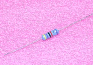 [4 Stück] Mil-Spec 4,7K Ohm 0,1% Präzision 1W Widerstand Hochtemperaturglasur  - Bild 1 von 3