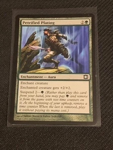 Magic the Gathering Future Sight Petrified Plating - Picture 1 of 2