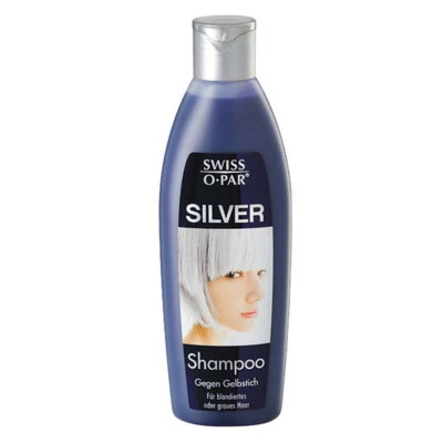 Champú Swiss O Par Silver 250 ml contra tinte amarillo cabello blanqueado Foto 1 de 2
