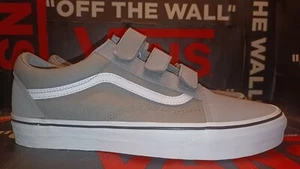Vans Herren 3,5/Damen 5 Old Skool V Wildleder Canvas Drizzle Grey V0A3D296CM - Bild 1 von 13