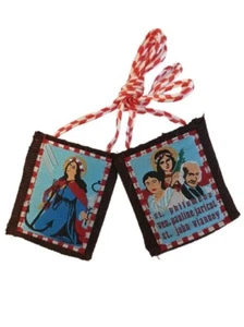 St Philomena brown scapular by Rose Scapular Corp - Picture 1 of 1