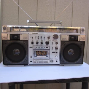 Sanyo M-X920 Ghettoblaster Stereo Radio Cassette Recorder - Bild 1 von 24
