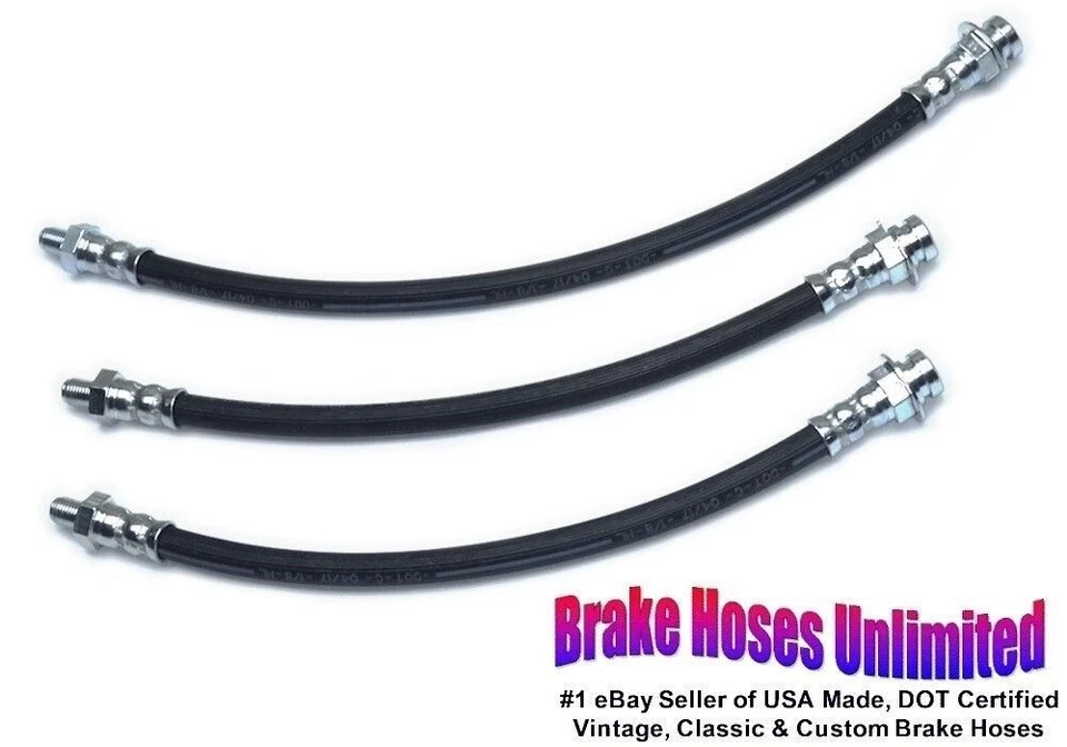 JUEGO DE MANGUERA DE FRENO Nash Statesman Custom, DeLuxe & Super 1950 1951 Foto 1 de 1