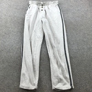 Matilda Jane Sweatpants Girls 16 Gray Striped Sweat Casual - Picture 1 of 9