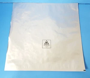 (100 pcs)Silver Anti-Static Shielding Bags, 17 1/4" x 17 1/4" (440x440mm), 4 mil - Picture 1 of 8