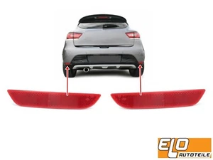 2x Original Vego Reflector Rear Reflector Light Rear Set For Renault Clio 4 - Picture 1 of 3