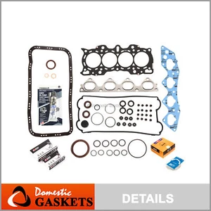 Engine Re-Ring Kit Fit 97-01 Honda CR-V 2.0 DOHC B20B4 B20Z2 - Picture 1 of 12