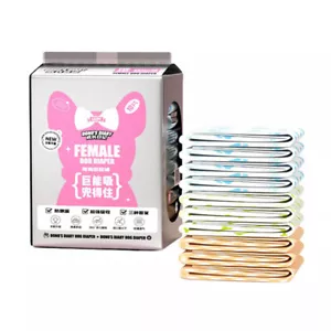Female/Male Dog Disposable Nappy Diapers Belly Wrap Band Sanitary Underpant AU - Picture 1 of 26