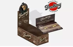 Cartine Smoking® Brown Corte Doppie Regular Scatola da 25 Libretti - Picture 1 of 1