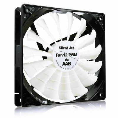 AABCOOLING SILENT JET FAN 12 PWM - PC GEHÄUSE LÜFTER 120mm, KRAFTVOLL - 100 CFM