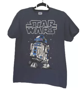Star Wars Herren T-Shirt, Größe M blau-weiß R2-D2 - Bild 1 von 4
