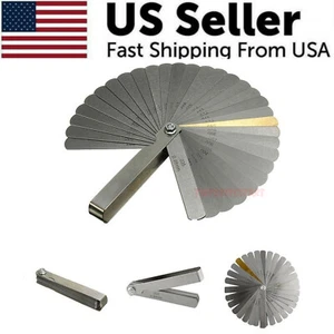 32 Blade Feeler Gauge Dual Reading Combination Feeler Gauge Metric & SAE US NEW - Picture 1 of 12