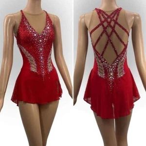  Eislaufkleid Eiskunstlaufkleid Schlittschuhkleid Tanzkleid - Bild 1 von 9