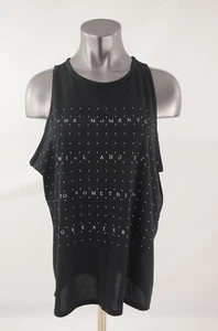 Nike "The Moments Will Add Up To Something Greater" Tank Women XL AA8011 010 NWT - Picture 1 of 4
