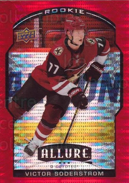 2020-21 Upper Deck Allure Red Rainbow #90 Victor Soderstrom - Image 1 of 1