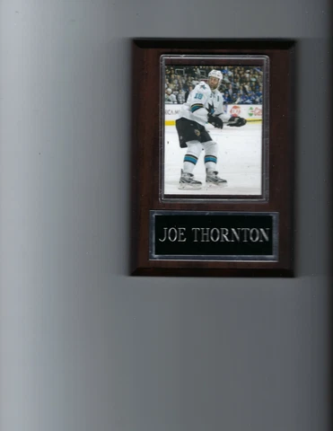 JOE THORNTON PLAQUE SAN JOSE SHARKS HOCKEY NHL Cover