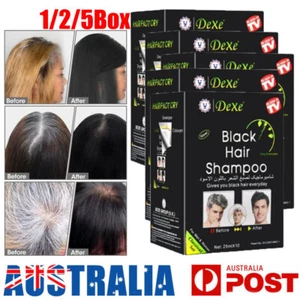 50x Black Hair Shampoo Hair Color Dye Color Hair Blackening Black Hair Shampoo - Picture 1 of 27