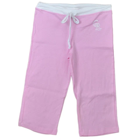 MLB Colorado Rockies Capri Pants Youth Kids Girls Pink Sports Baseball Cover