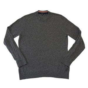 Ted Baker Mens Chemin Wool Blend Sweater Size XL (5) Gray Casual Office Buisness - Picture 1 of 9