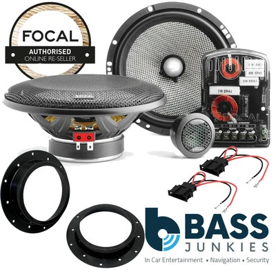 Volkswagen Caddy 2003-10 Focal 240 WATTS Component Front Door Car Speakers - Image 1 of 4