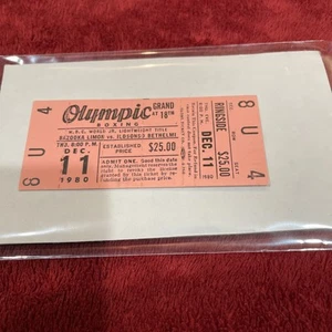 BAZOOKA LIMON vs ILDSONDO BETHELMI unused Rare - great condition Boxing Ticket - Picture 1 of 5
